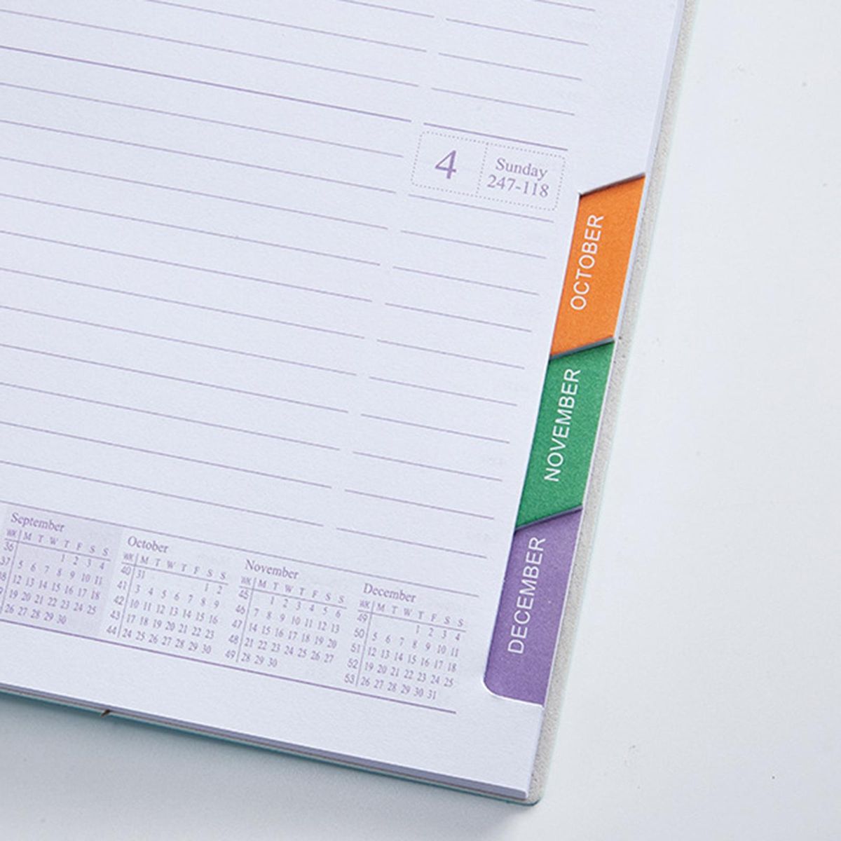 Monthly Notebook Tiger Year W/ 12 Months Time A5 Journal Schedule Red