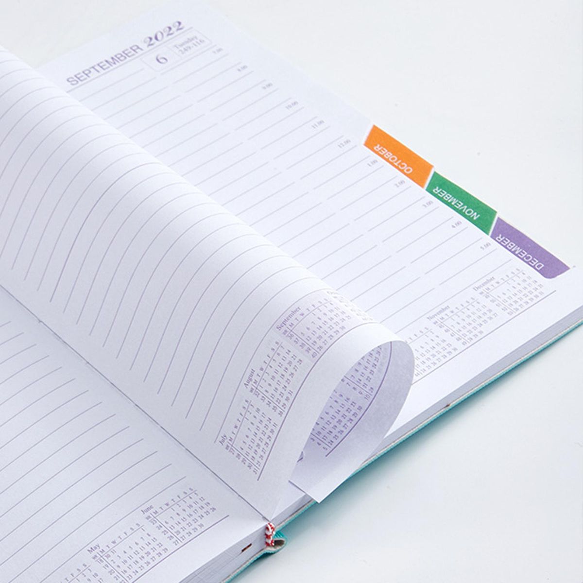 Monthly Notebook Tiger Year W/ 12 Months Time A5 Journal Schedule Red