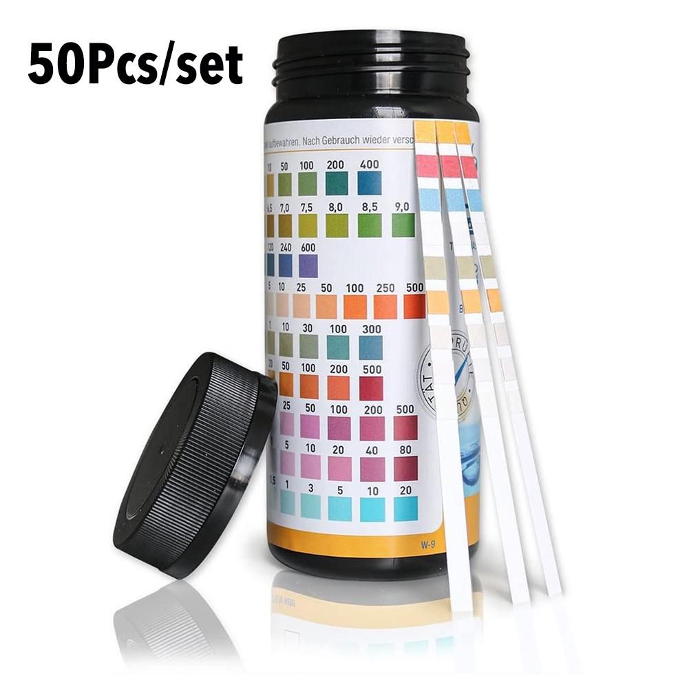 100Pcs 9 In 1 Water Quality Test-50/100 Drinking Water Test Strips Can Check Water Quality For Swimming Pool Drinking Charmingly