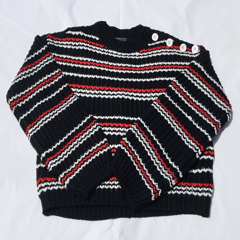 Multi Striped Knitted Sweater