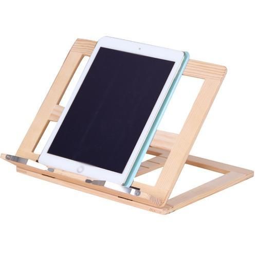 Creative Wooden Frame Reading Bookshelf Bracket Book Bookends Tablet PC Support Music Stand Wood Table Drawing Easel Stationery