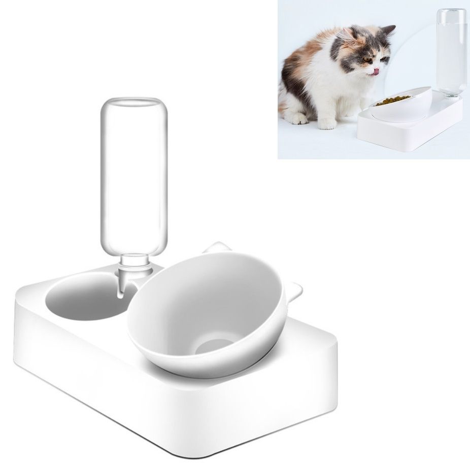 Pet Bowl Anti-tipping Pet Drinking Water Feeding Bowl, Size:Large