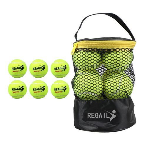 REGAIL 6Pcs Tennis High Elasticity Natural Rubber