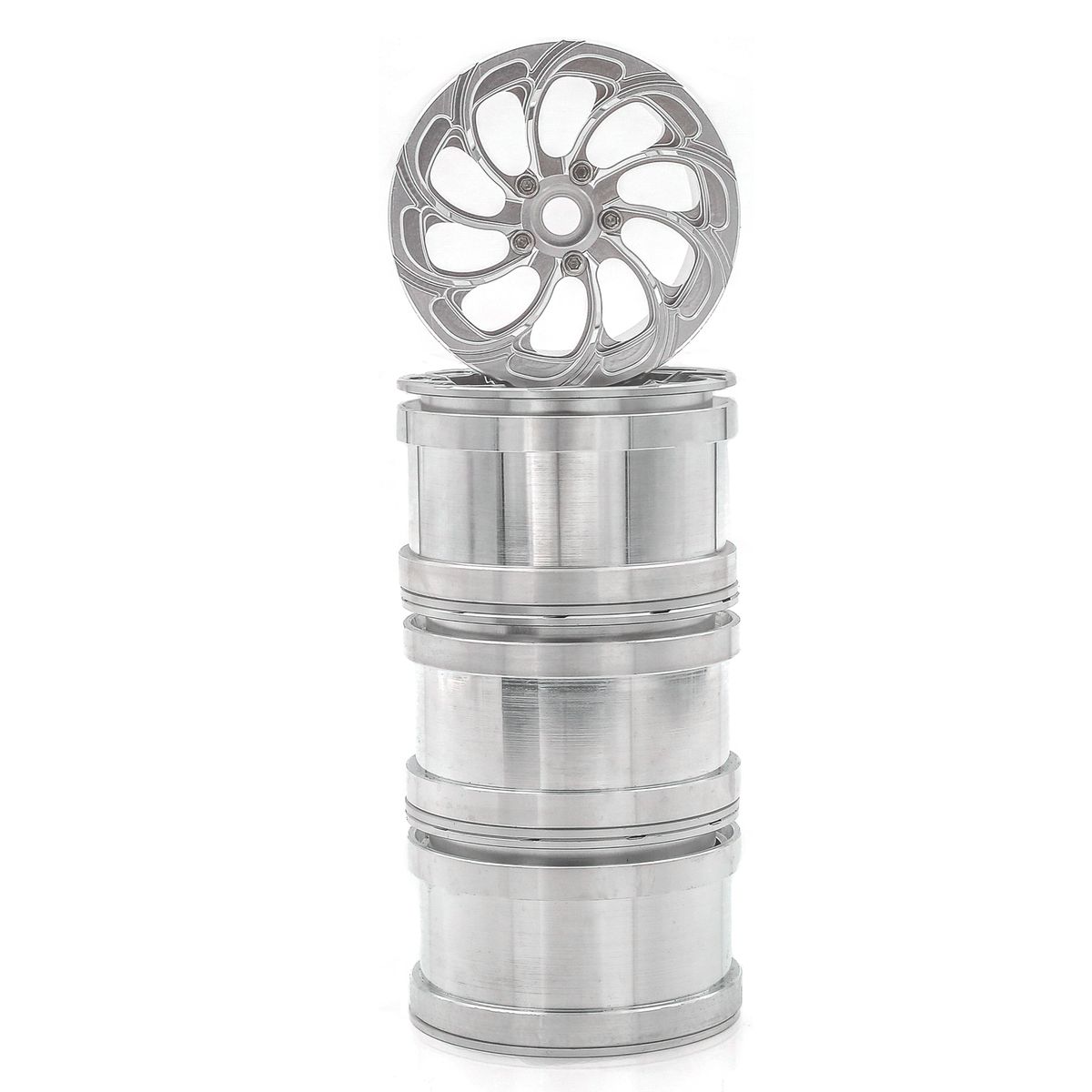 Aluminum Alloy Wheel Rim Beadlock Wheel Rims Hub 4pcs