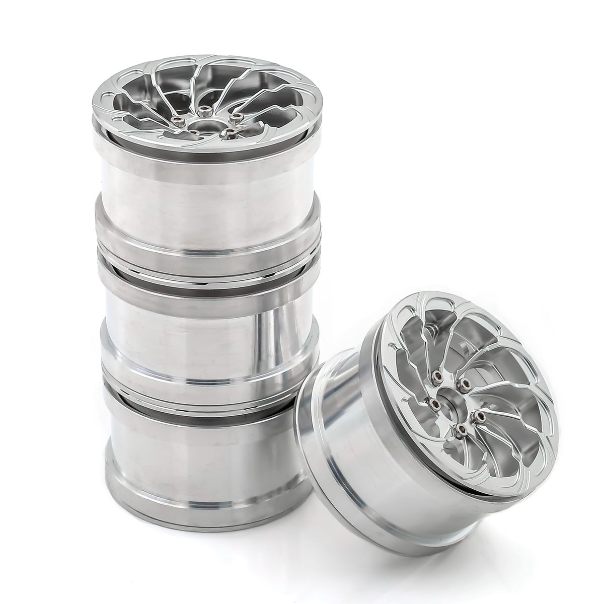 Aluminum Alloy Wheel Rim Beadlock Wheel Rims Hub 4pcs