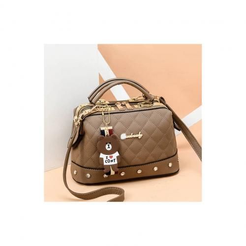 Ladies Evening Box Bag-Khaki