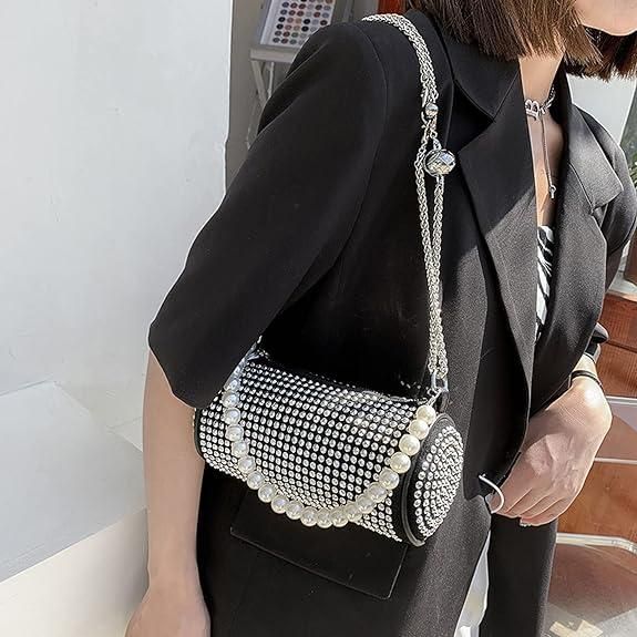 Crystal Rhinestone Clutch Purses Bling Evening Bag Women's Shoulder Handbags Crossbody Bag