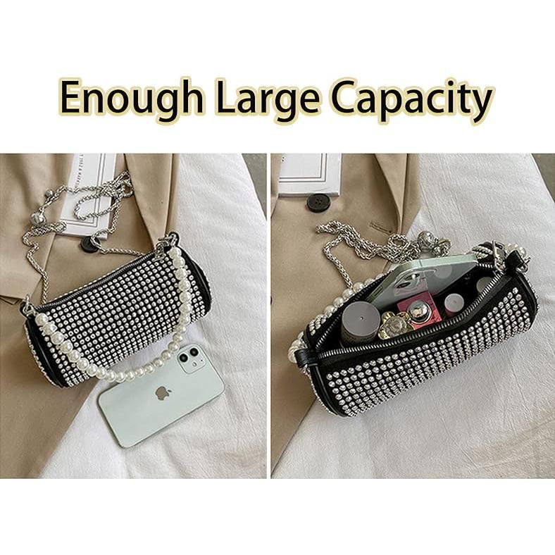 Crystal Rhinestone Clutch Purses Bling Evening Bag Women's Shoulder Handbags Crossbody Bag
