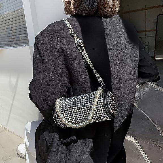 Crystal Rhinestone Clutch Purses Bling Evening Bag Women's Shoulder Handbags Crossbody Bag