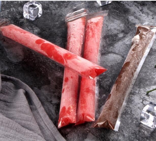 100pcs Pack Diy Plastic Fda Ice Stick Bag Ice Cream Grinder