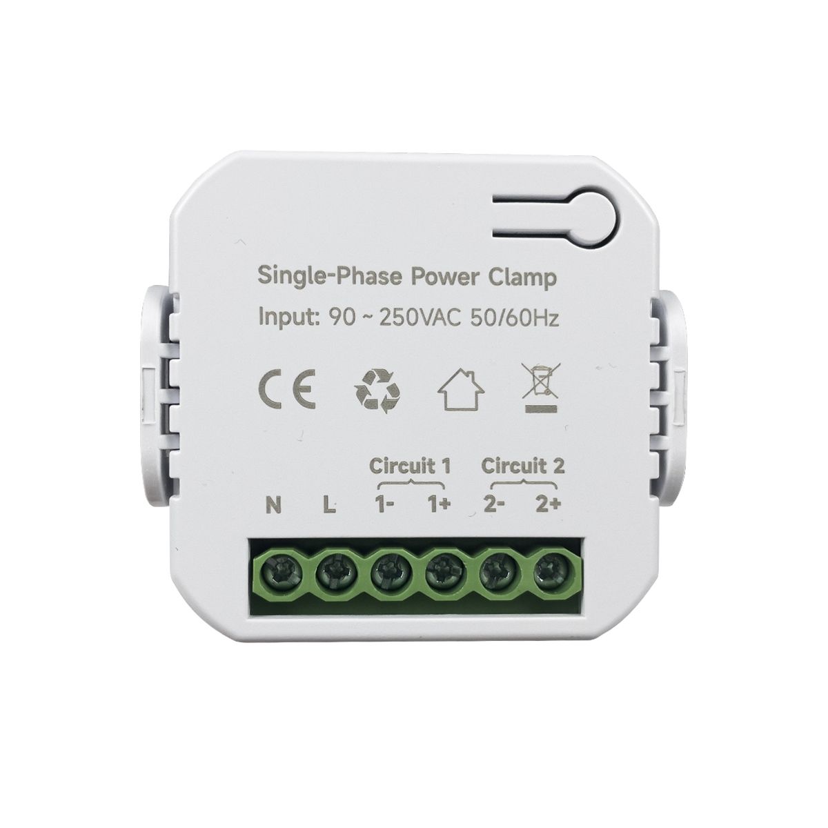Tuya Smart WiFi Energy Meter 80A with Current Transformer Clamp KWh Power Monitor Electricity Statistics 90- 250V2CT