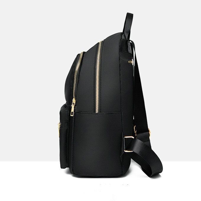 Ladies Top Backpack Bags School Waterproof Travel Shoulder Black