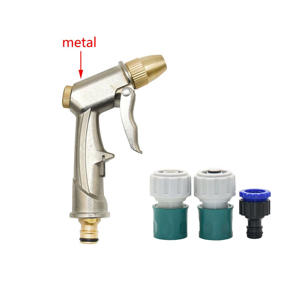 Ortable High-Pressure Water Gun For Cleaning Car Wash Machine Garden Watering Hose Nozzle Sprinkler