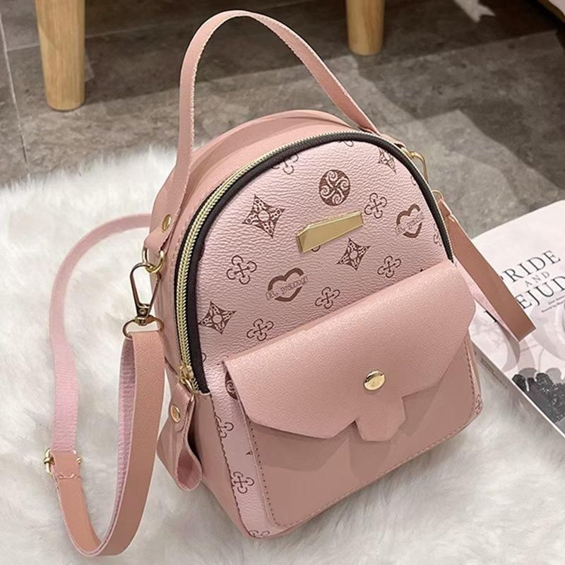 Ladies Backpack Bag Small Cute Leather Bags For Girls Cat