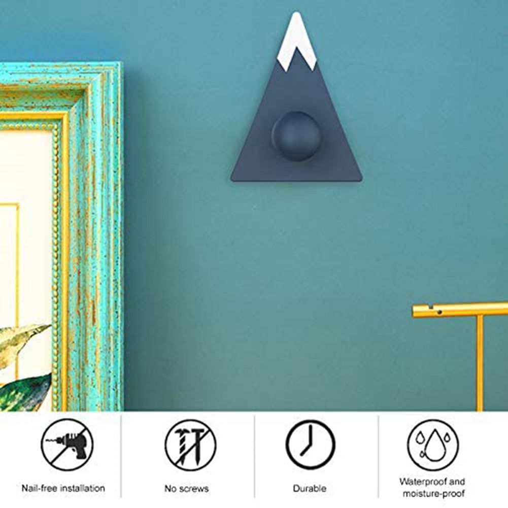 4Pcs Self Adhesive Wall Hook Coat Towel Door Hook Heavy Duty Hook