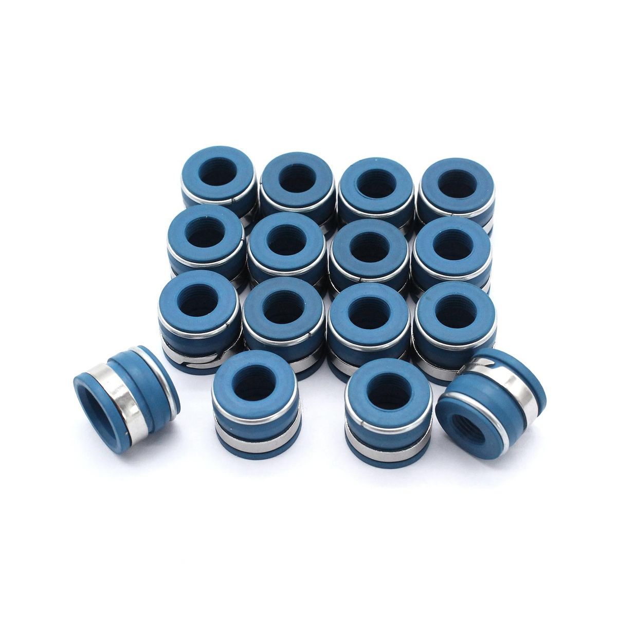 16PCS Viton Valve Stem Seals SSI-SBC11/32X500PO-VVS Replacement for SBC Small Block Engines