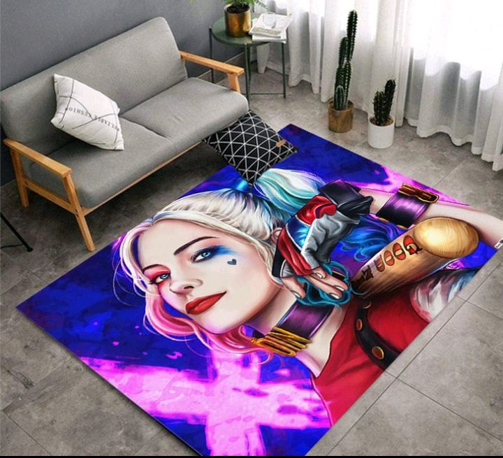Girl Image Print Design Parlour Center Rug