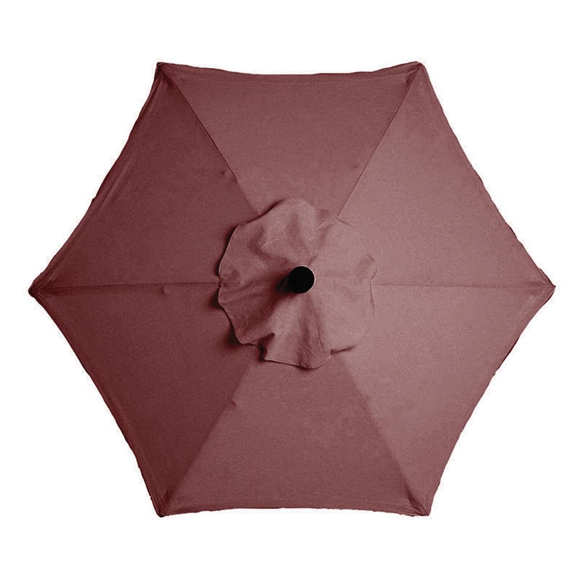 2m Outdoor Patio Umbrella Canopy Sun Protection Market Table Hanging Coffee
