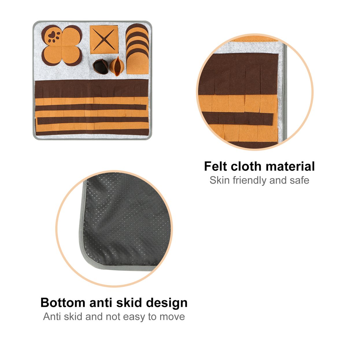 Pet Snuffle Mat Dog Snuffle Feeding Mat Interactive Pet Toys