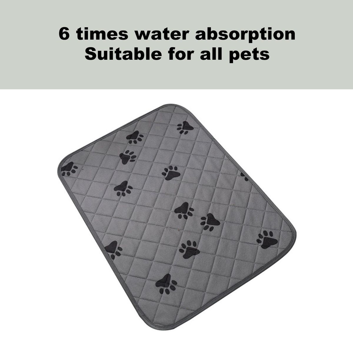 Washable Dog Pee Pads Reusable Puppy Pee Pads Non Slip Dog Mats with Great Urine Absorption