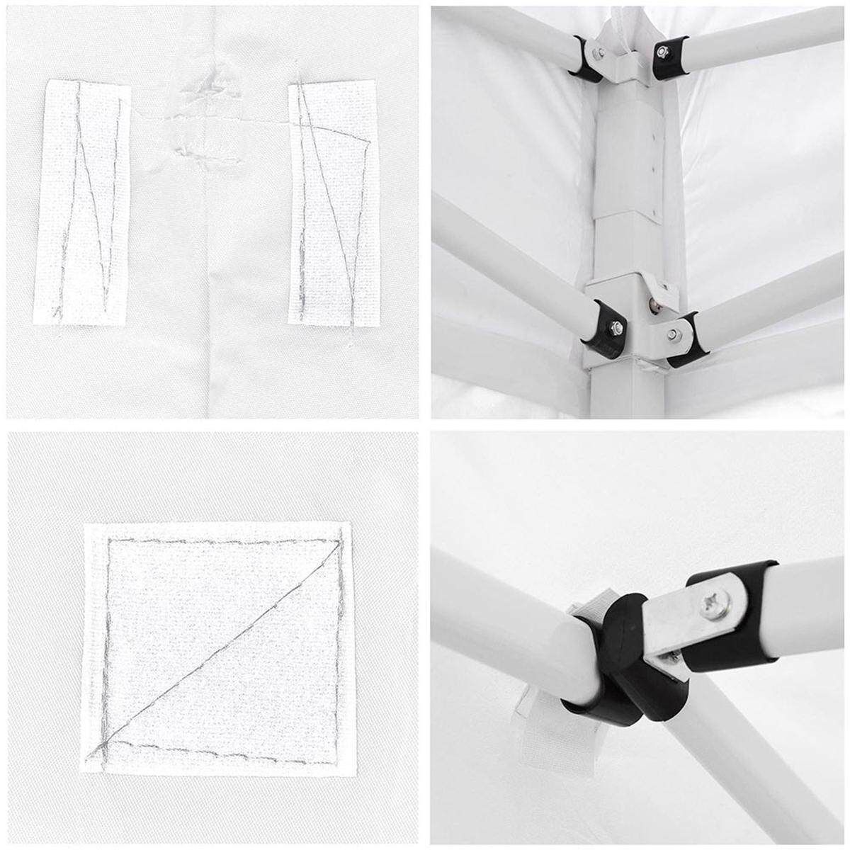 10x15ft Up Canopy Top Replacement Tent Patio Gazebo Canopy 420D Sun Shade White