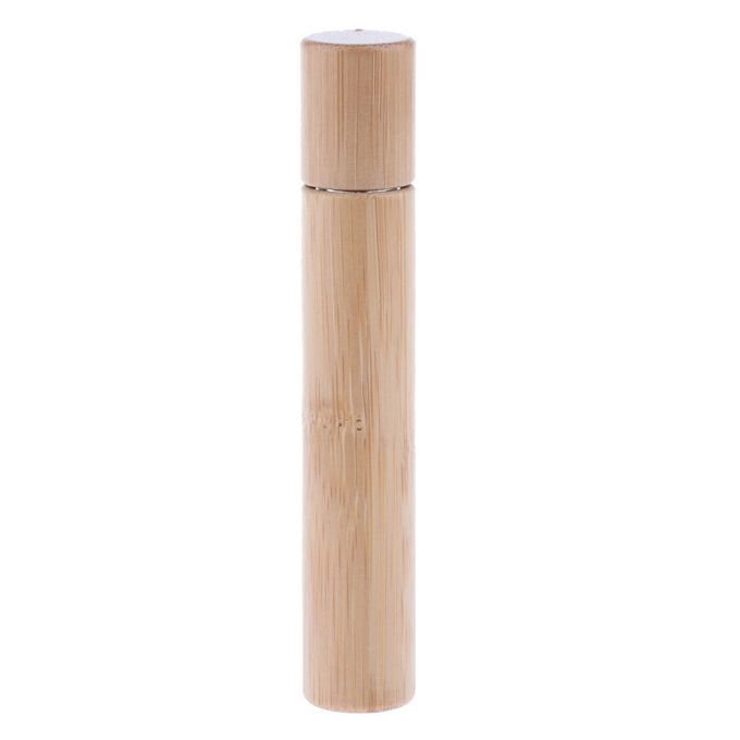 Wooden Travel Refillable Empty Essential Oil  Roll On Bottle