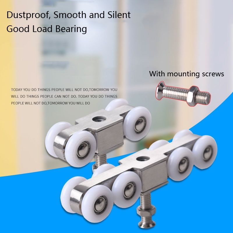 Sliding Door Hanging Wheel, Specification:4 Wheels