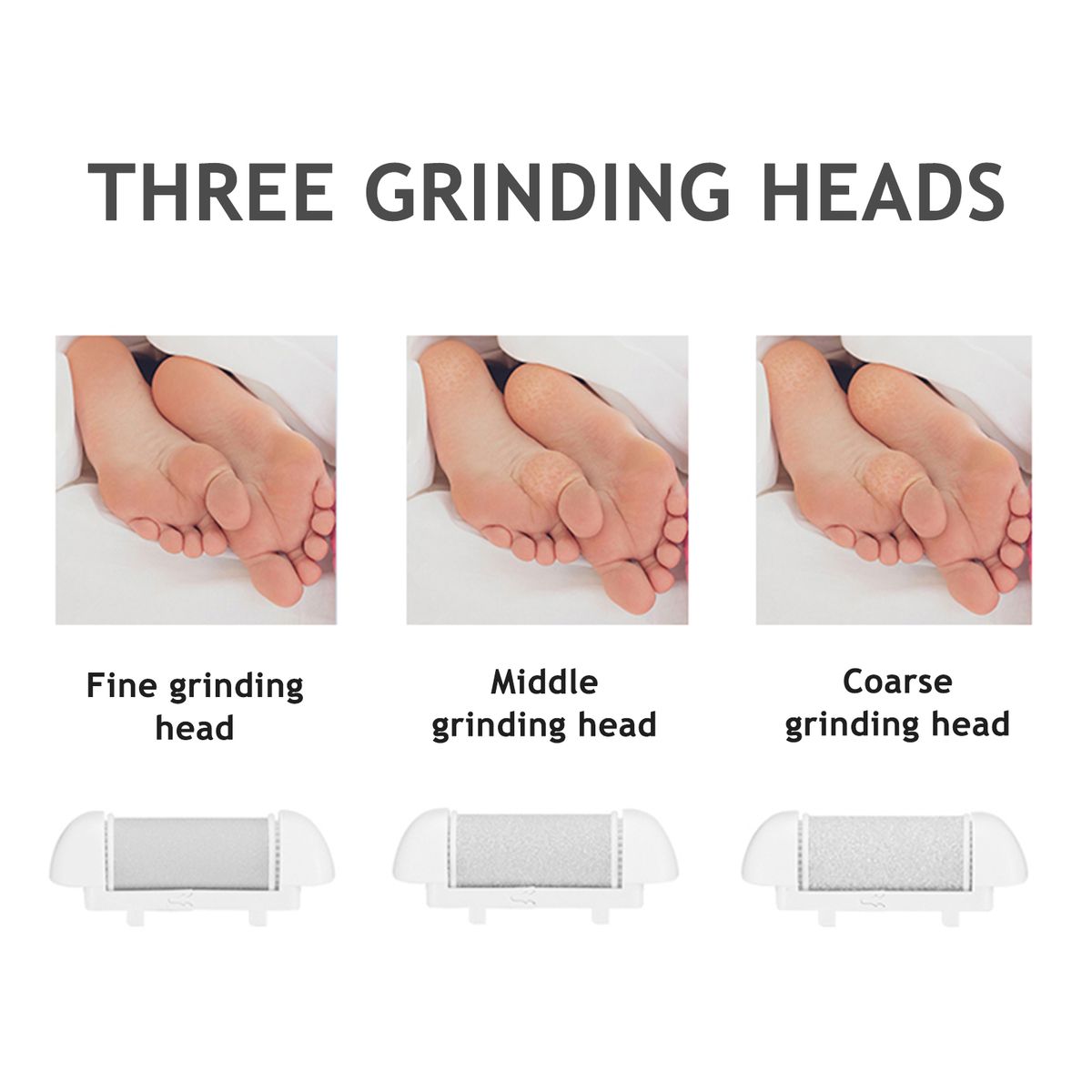 Electric Rechargeable Foot Grinder Digital Display Callus