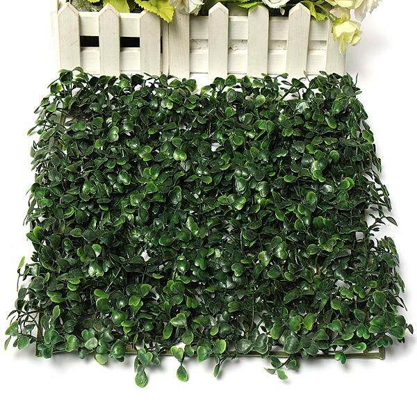 Plastic Green Grass Lawn Flower Plant Fish Tank Aquarium Ornament