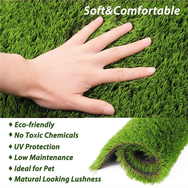 Green Grass Lawn Carpet Garden Landscape Decoration Outdoor Courtyard Grass Type 2