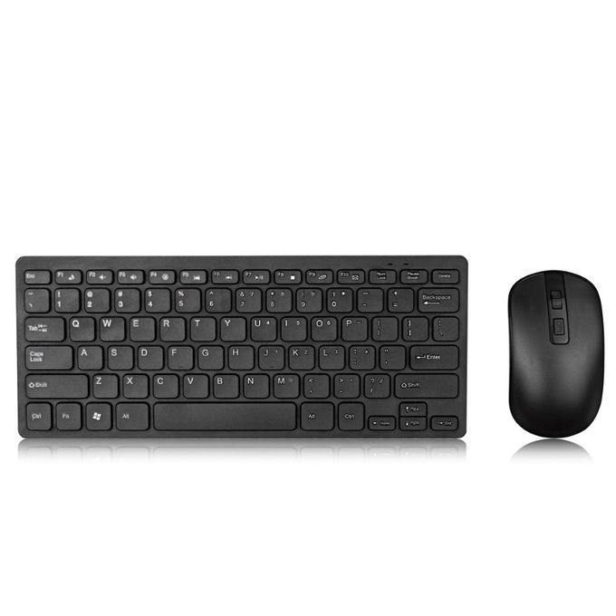 Wireless Mini Keyboard & Mouse Combo For Windows OS Laptops+ 1 Free Mouse Pad + 1 Free USB Light
