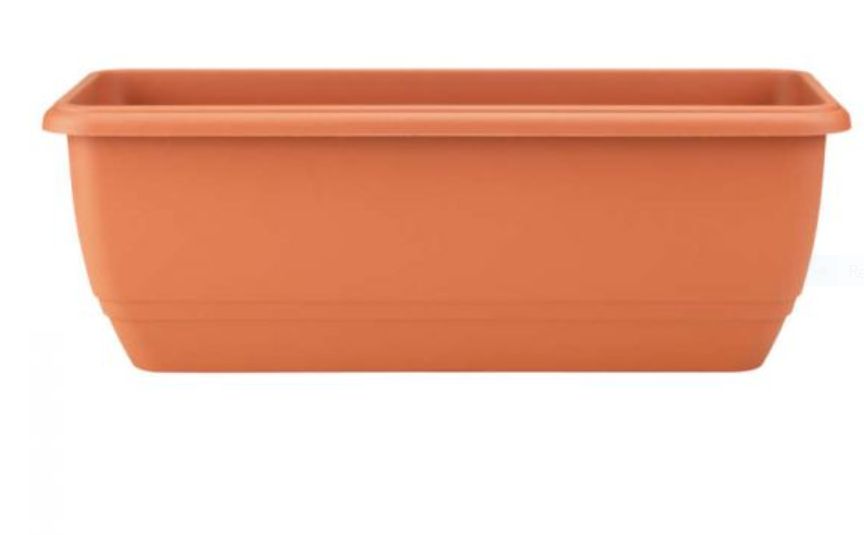 Pots Terracotta Coloured Plant Pot Trough 50cm