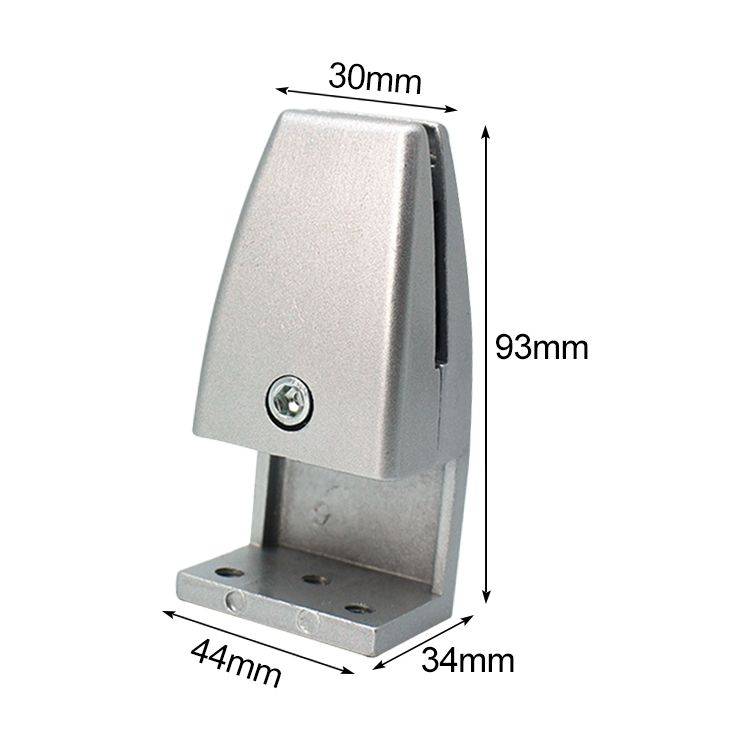 3 PCS Aluminum Alloy Office Desktop Screen Fixing Clip
