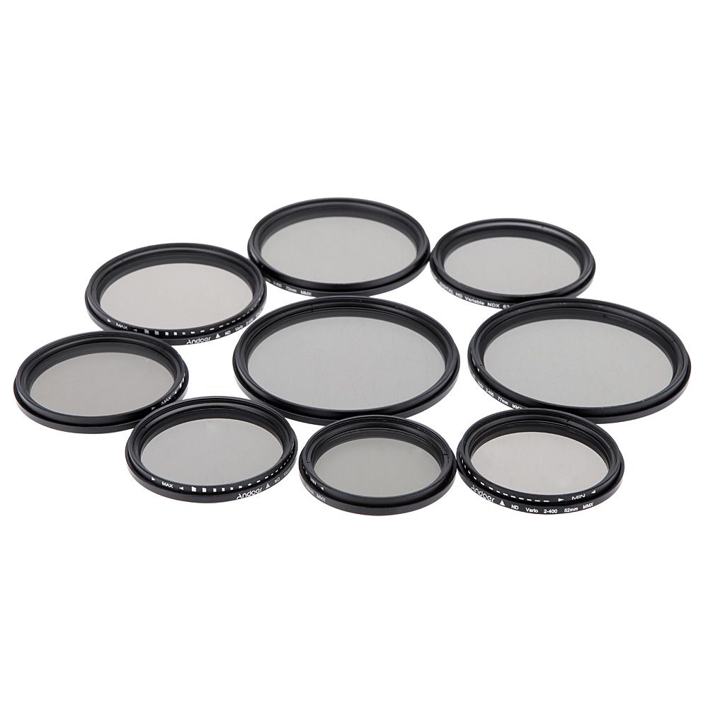 55mm ND Fader Neutral Density Adjustable ND2 To