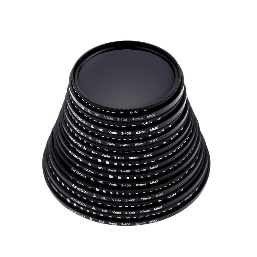 55mm ND Fader Neutral Density Adjustable ND2 To