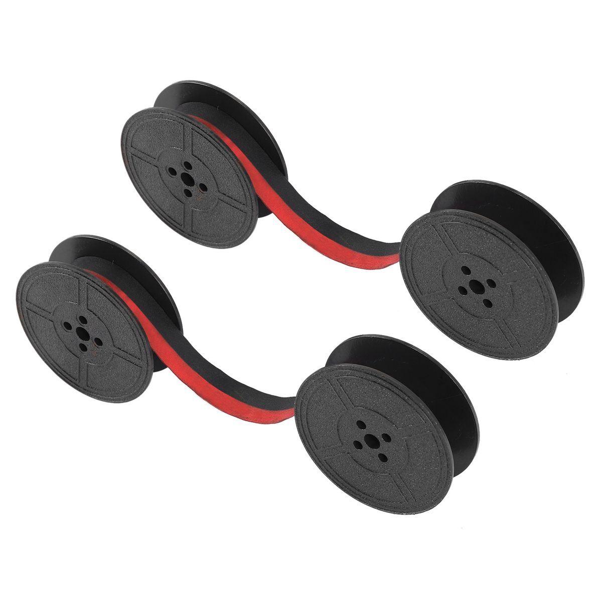 2Pack Typewriter Ribbon Twin Spool Typewriter Ribbon Red and Black Twin Spool Repment Pack for Most Typewriter