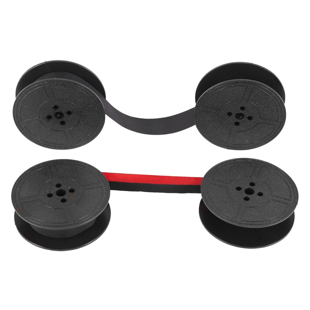 2Pack Typewriter Ribbon Twin Spool Typewriter Ribbon Red and Black Twin Spool Repment Pack for Most Typewriter