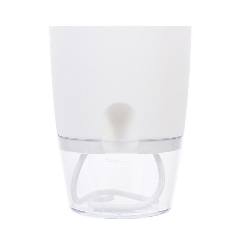 Plant Pot with Cotton Rope High tenacity Shatterproof Plastic Decorative S watering Flower Pot Plant Container for Home