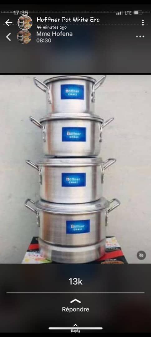 Aluminum Cooking Pots 4 Pcs Set