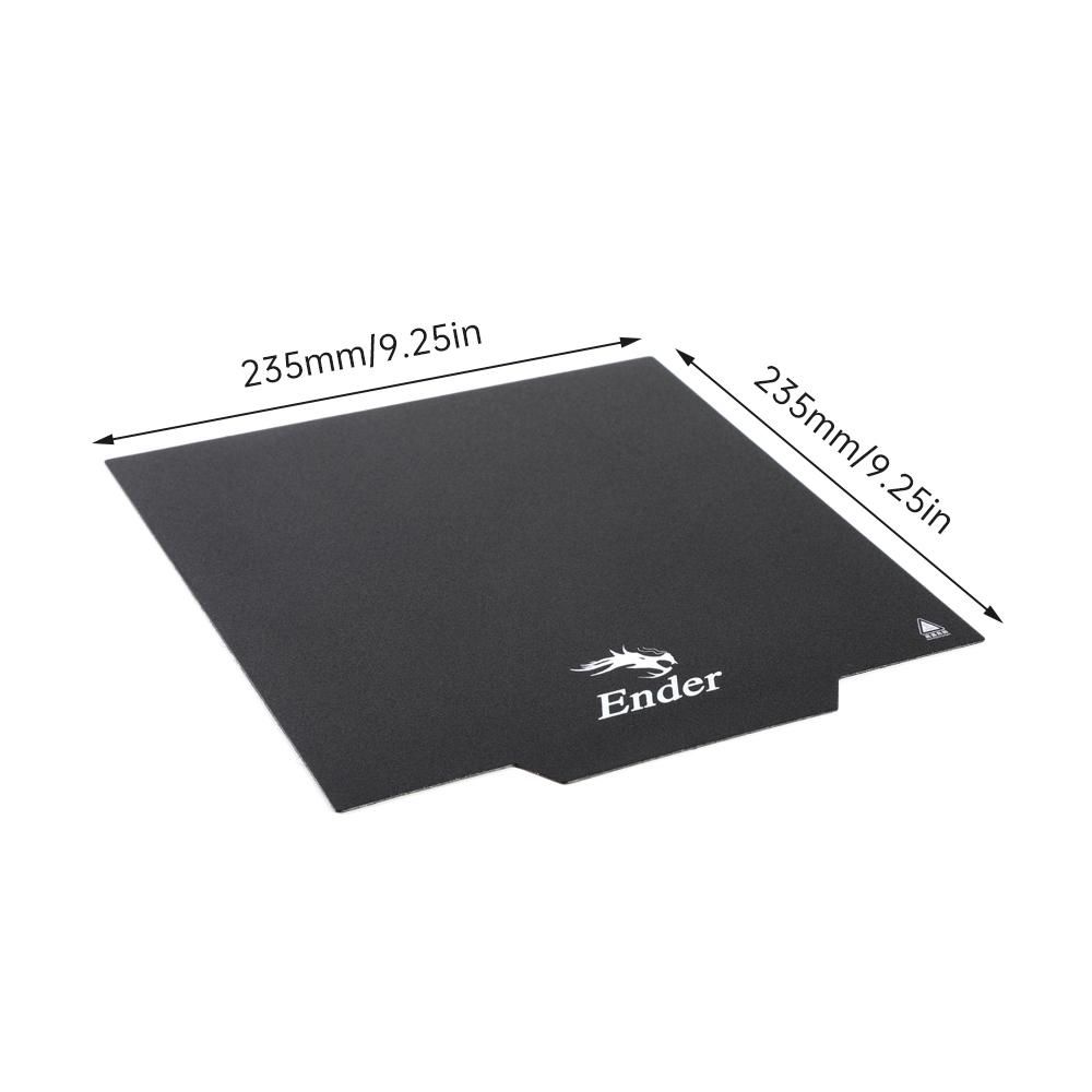 Creality Ender-3 Upgrade Magnetic Build Surface Plate Sticker Pads Ultra-Flexible Removable 3D Printer Heated Bed Cover 235*235mm for Ender-3/Ender-3S/Ender-3 pro/CR20 3D Printer