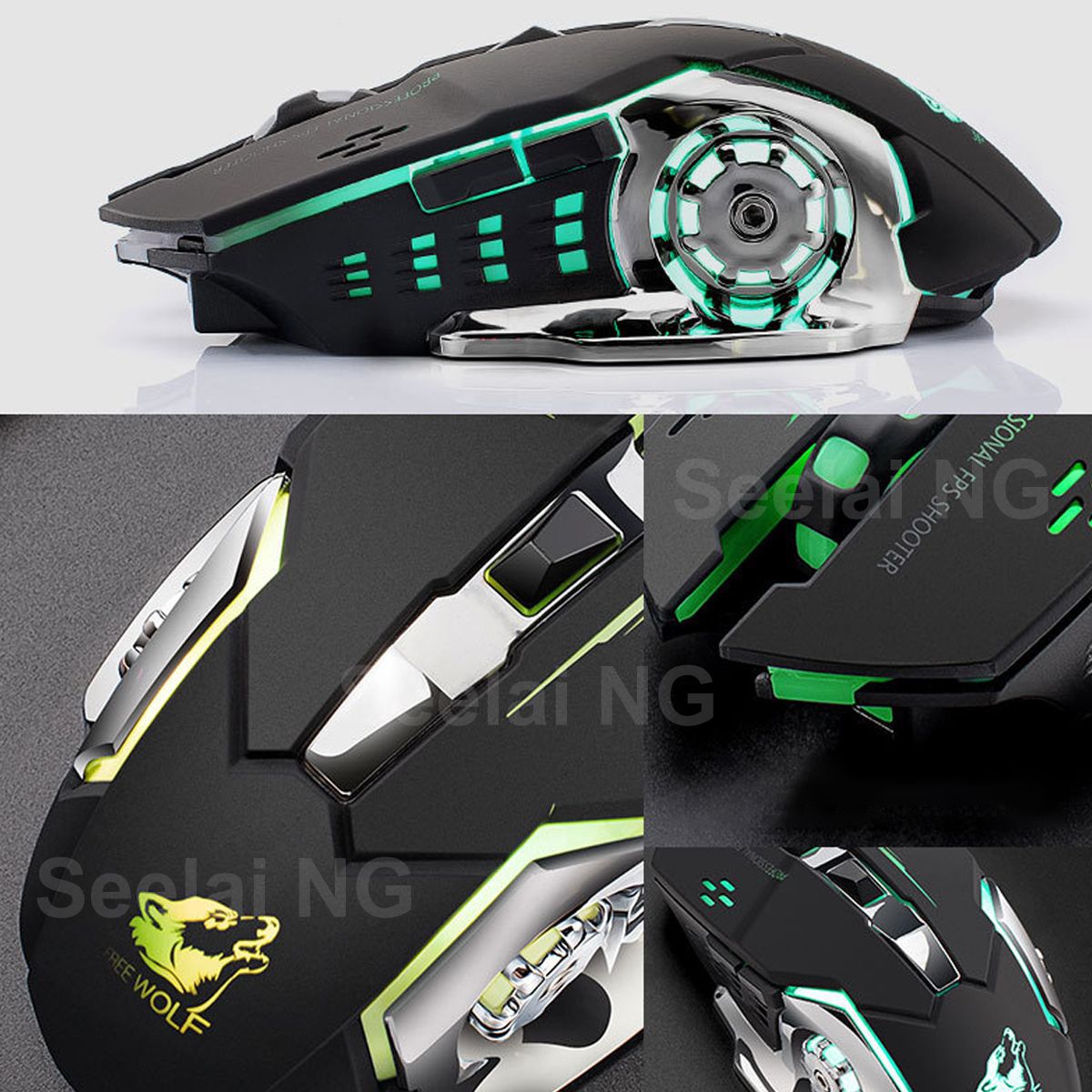 2.4GHz Wireless Charging Game Mouse