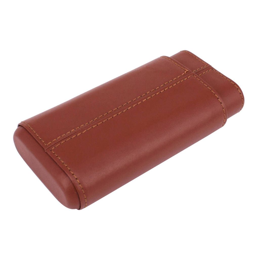 Case PU Leather Tube Portable Travel  Holder Outdoor Indoor