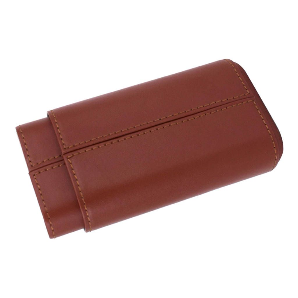 Case PU Leather Tube Portable Travel  Holder Outdoor Indoor