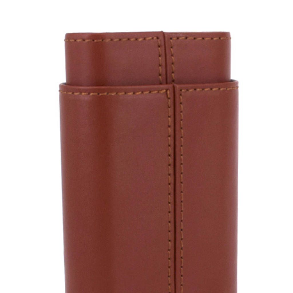 Case PU Leather Tube Portable Travel  Holder Outdoor Indoor