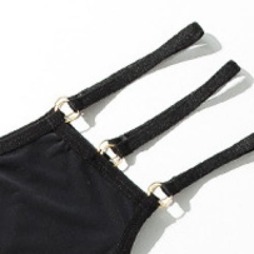 Women G-string Interest Sexy Seamless Leopard Ladies Panties Black