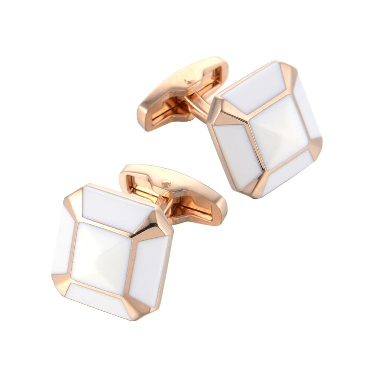 Men Shirt Enamel Cufflinks