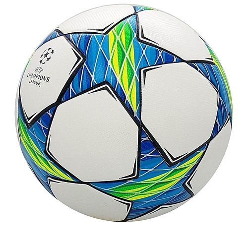 2011-2012 Profession Champions League Official Size 5 Football Ball Material PU Professional Match Training Soccer Ball Free Gas Needles And Net Bag (Munich 2012) (Green)