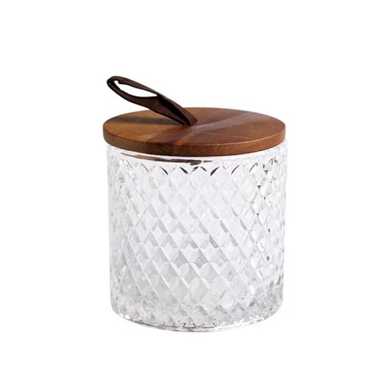 Glass Household Storage Tank Tea Can Kitchen SP Ices Nuts , 6