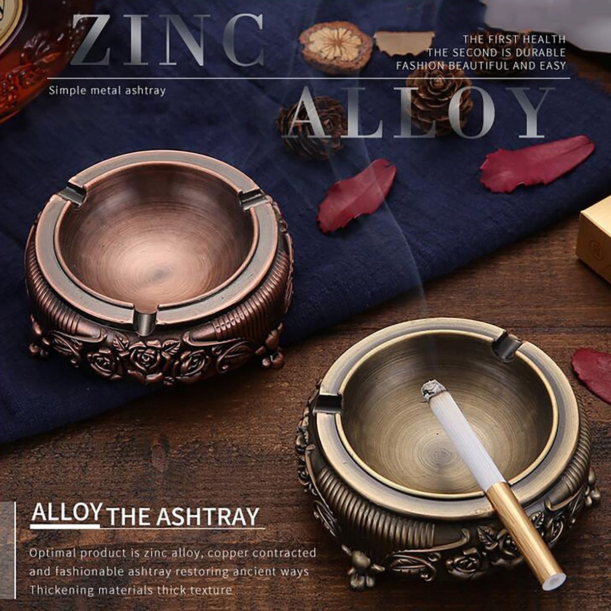 Creative Ashtray For Smoking Cigarette Cigar Weed Accessories Ashtray For Home Personality Office Desk Accessories Gadgets