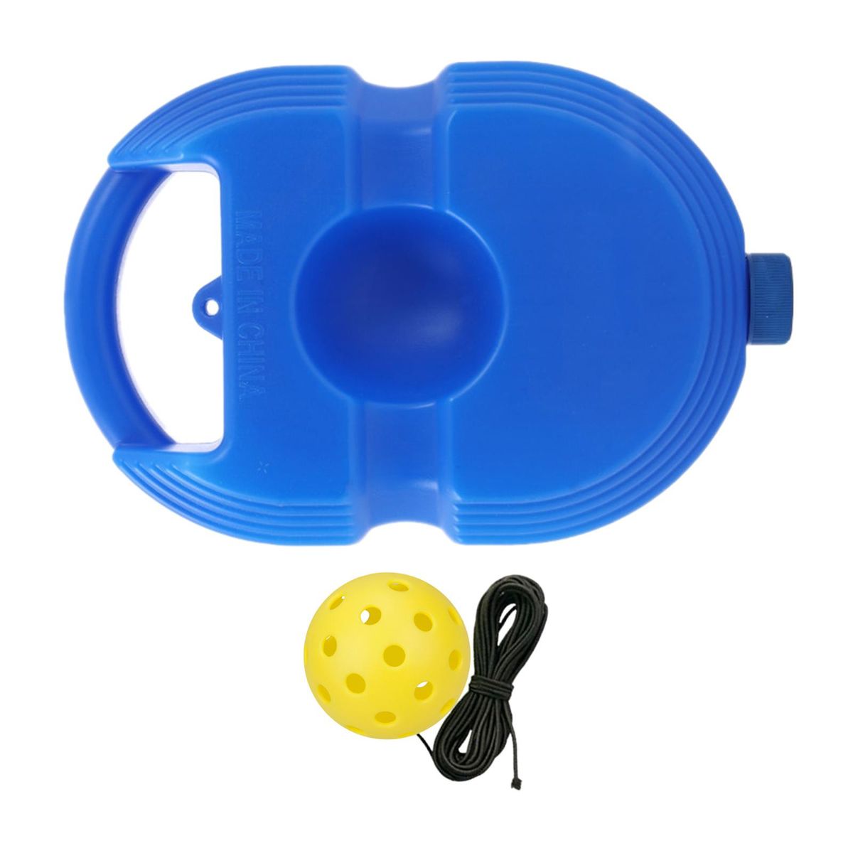 Pickleball Trainer Baseboard Portable Pickleball Blue